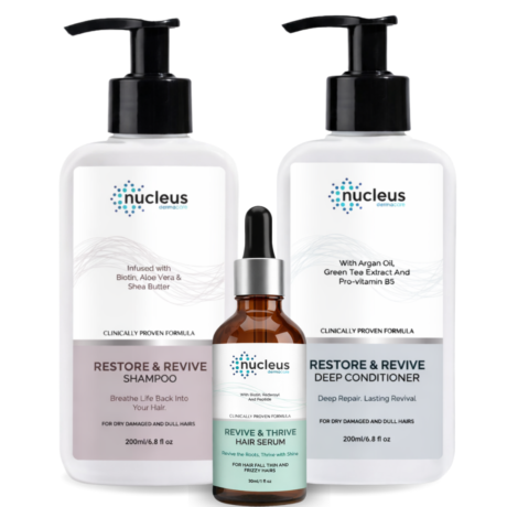 Strong Hairs Kit (Shampoo 200ml + Conditioner 200ml + Hair serum 50ml)