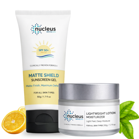 Protect+Hydration Combo ( Matt shield sunscreen 50gm & Lightweight Lotion Moisturiser 50gm )