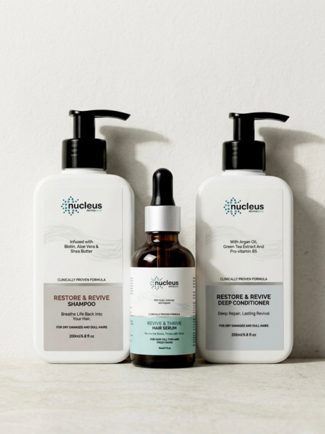 Strong Hairs Kit (Shampoo 200ml + Conditioner 200ml + Hair serum 50ml)